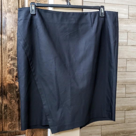 Lane Bryant Dresses & Skirts - Plus Size Lane Bryant Faux Wrap Pencil Skirt